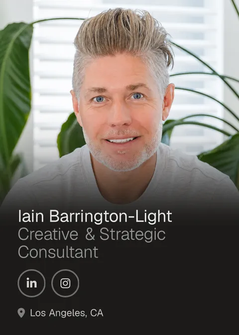 Iain Barrington-Light — Creative & Strategic Consultant