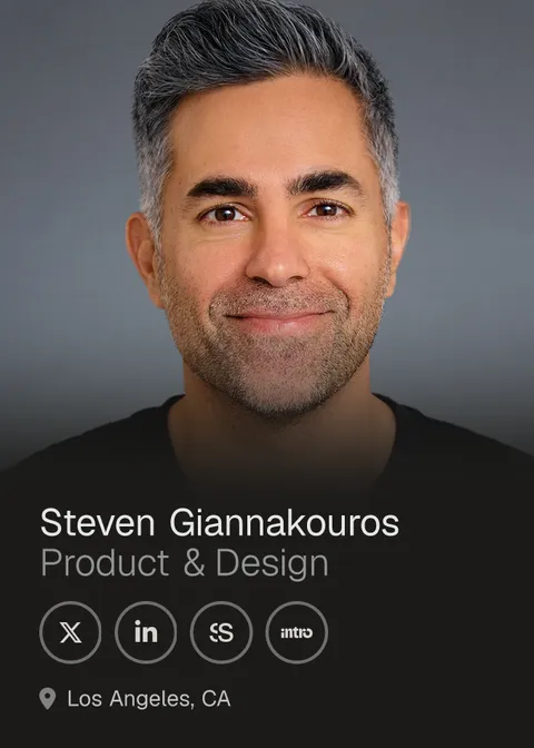 Steven Giannakouros — Product & Design